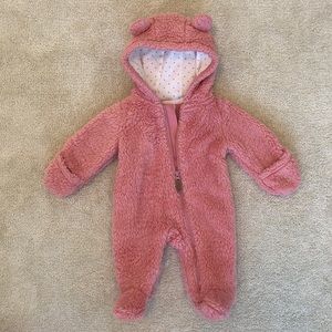 Carter’s Baby Girl Sherpa Hooded Bunting